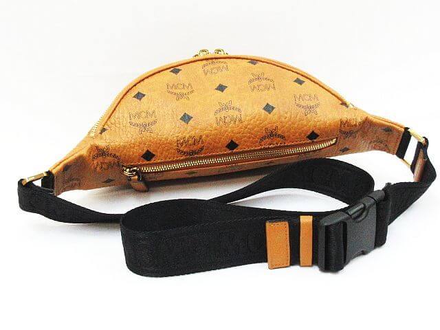 MCM エムシーエム Fursten Visetos Belt Bag small ロゴウエストバッグ